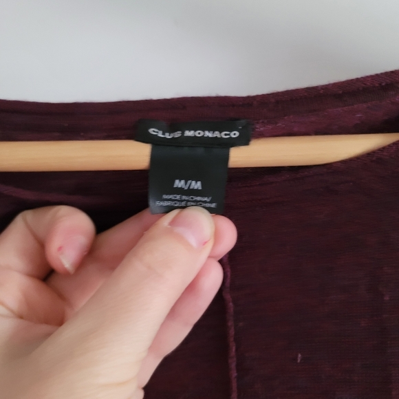 Club Monaco sweater tunic. 100% wool - Picture 2 of 3